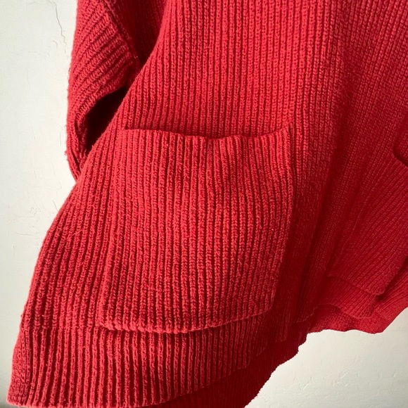 Madewell pocket pullover sweater rust large - Picture 5 of 7